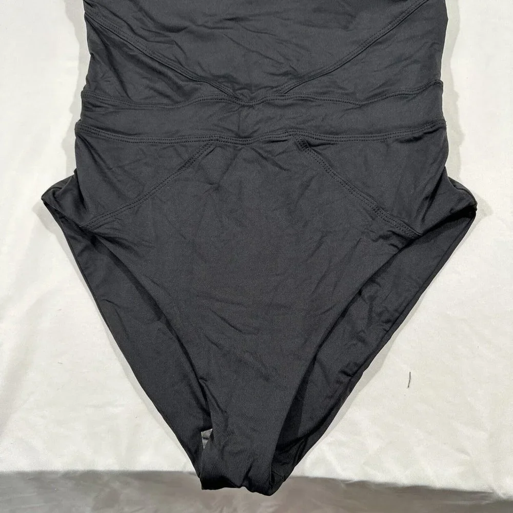 NWT Becca [‎ Large ] Emma Color Code Solid Tie Shoulder One Piece Swimsuit #5667